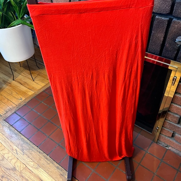 Beautiful Armani exchange long high front split wrapping effect skirt size M - Picture 5 of 7